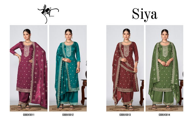 Siya By Radha Trendz Heavy Embroidery Designer Wholesale Salwar Kameez In Delhi
